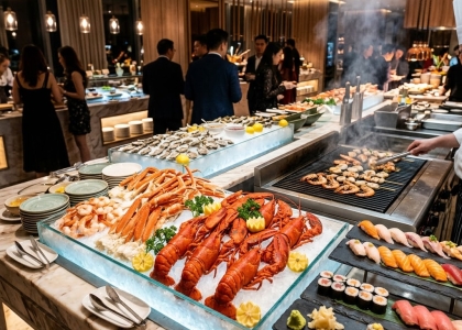 KHÁM PHÁ HƠN 80 MÓN NGON TẠI BUFFET HẢI SẢN HƯƠNG BIỂN